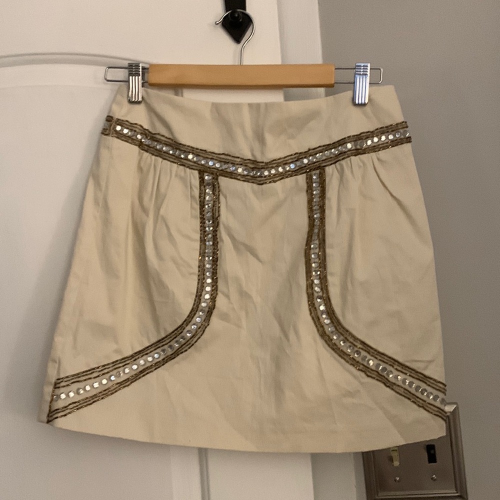 Ark&Co Medium mini skirt with beaded embellishment